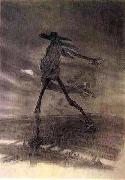 Felicien Rops Satan Sowing Seeds oil